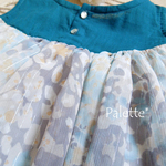 キッズ120☆ターコイズブルーのチュニック