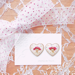  alyssum*Whiteピアス