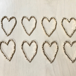 GOLD HEART FLAME FOOP PARTS