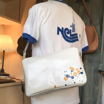 新作 牛革 ホワイト ツール ショルダーバッグ