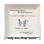 ＊オリジナルオーダー♡名入れ＊プレート＊ラッピング•送料込み￥2100