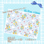 Teddy Ribbon * オリジナルデザインペーパー Blue ribbon♡
