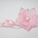 髪飾り～桃銀花～和装…着物…袴…結婚式…入学式…卒業式…成人式