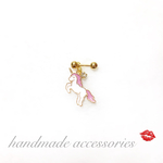 数量限定♡ 夢可愛い ユニコーン ボディピアス 軟骨ピアス ヘリックス