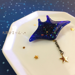 ブローチ＊星空に棲むモノ～マンタ～