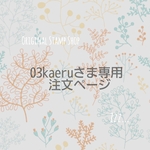 03kaeruさま専用注文ページ