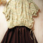 インしなくてOK！ふんわりブラウス　filer 　ダブルガーゼ　フリーサイズ