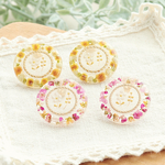 【受注製作】*パールフラワーのピアス／イヤリング*