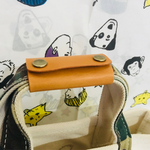 ヌメロ（牛革）レザーのバッグの持ち手カバー、ハンドルカバー、トートバッグやカゴバッグ   に。キャメル