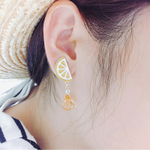 レモン 雫 イヤリング /ピアス
