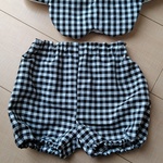 かぼちゃパンツとスタイのセット90