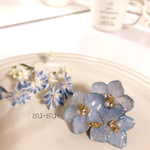あじさいブローチ♡押し花
