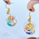 再5* 金魚鉢ピアス/イヤリング
