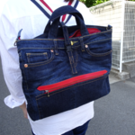 使い方いろいろ３WAY本物デニムバッグ