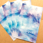 厚＊名入れ無料＊水彩マーブル Blue