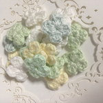 6月限定♡ニットのあじさいモチーフ＊ ナチュラルミックス