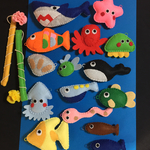 フェルトのさかなつりセット
