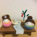 ayako様専用コロンとおり姫、ひこ星とガラスドームのミニポット