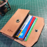 革のカードケースor名刺入れ ピアノ鍵盤刻印