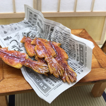 再販　スルメの片耳ピアス