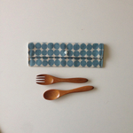 カトラリーケース          beads dots ミズイロ