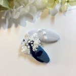 ミナペルホネンஐ パッチンピン お花の刺繍skipとtambourine   キッズ&ベビー ⑅◡̈*プレゼントにも