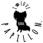 手描き風フォントがかわいい愛犬のお名前入りステッカー☆『パピヨン』☆ カーステッカー ☆ ペット ☆ ステッカー ☆ 名入れ 8