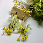 再販！ドライフラワー花束イヤリング＊No.13