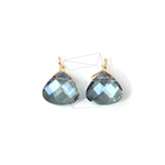 GLA-119-MG【2個入り】ティアドロップガラス,Tear Drop Glass(Blue) Pendant