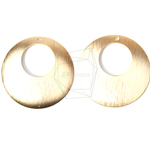PDT-1442-MG【2個入り】ラウンドブラシペンダント,Round brushed Texture Pendant
