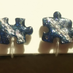 宇宙パズルのノンホールピアス