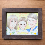 家族似顔絵２Ｌ