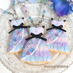 紫陽花ドレス アイシングクッキー バッグチャーム
