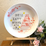 【再販2】豪華なお花のケーキプレート 