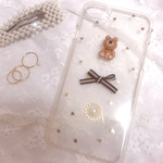 くまちゃん🐻リボン iPhoneケース iPhone6 / iPhone7/8 / iPhoneX