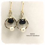 黒ネコ♡ピアス