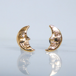 三日月ピアス(ゴールド)