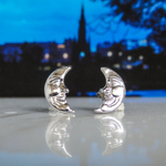 三日月ピアス(シルバー)