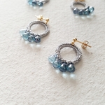 Rainy drop＊Blue ピアス/イヤリング