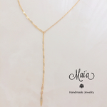 14kgf♦︎アシンメトリーY字ネックレス  #2