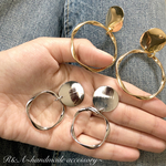 シルバー×シルバーフープ ♡  ピアス/イヤリング