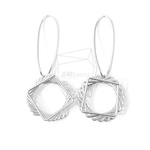 ERG-678-MR【2個入り】マルチプルスクエア チャーム,Multiple Squares Dangle ERG-6