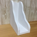 ブックスタンド*絵本棚*マガジンラック*家具*~ホワイト~Ｗ=13