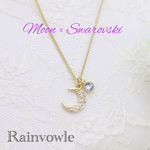 Moon × Swarovski ネックレス