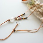 輸入ガラスのウクレレネックストラップ ★ホワイト★