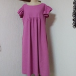 ハーフリネン　　ワンピース👗