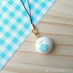 ごまふぅはこび(スター水色)ストラップ