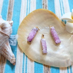 Druzy pink pendant ドゥルージー ネックレス