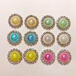 ６色12個セット♡オーロラパールのセンターパーツ♡