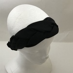 マットなblackのbraidターバン